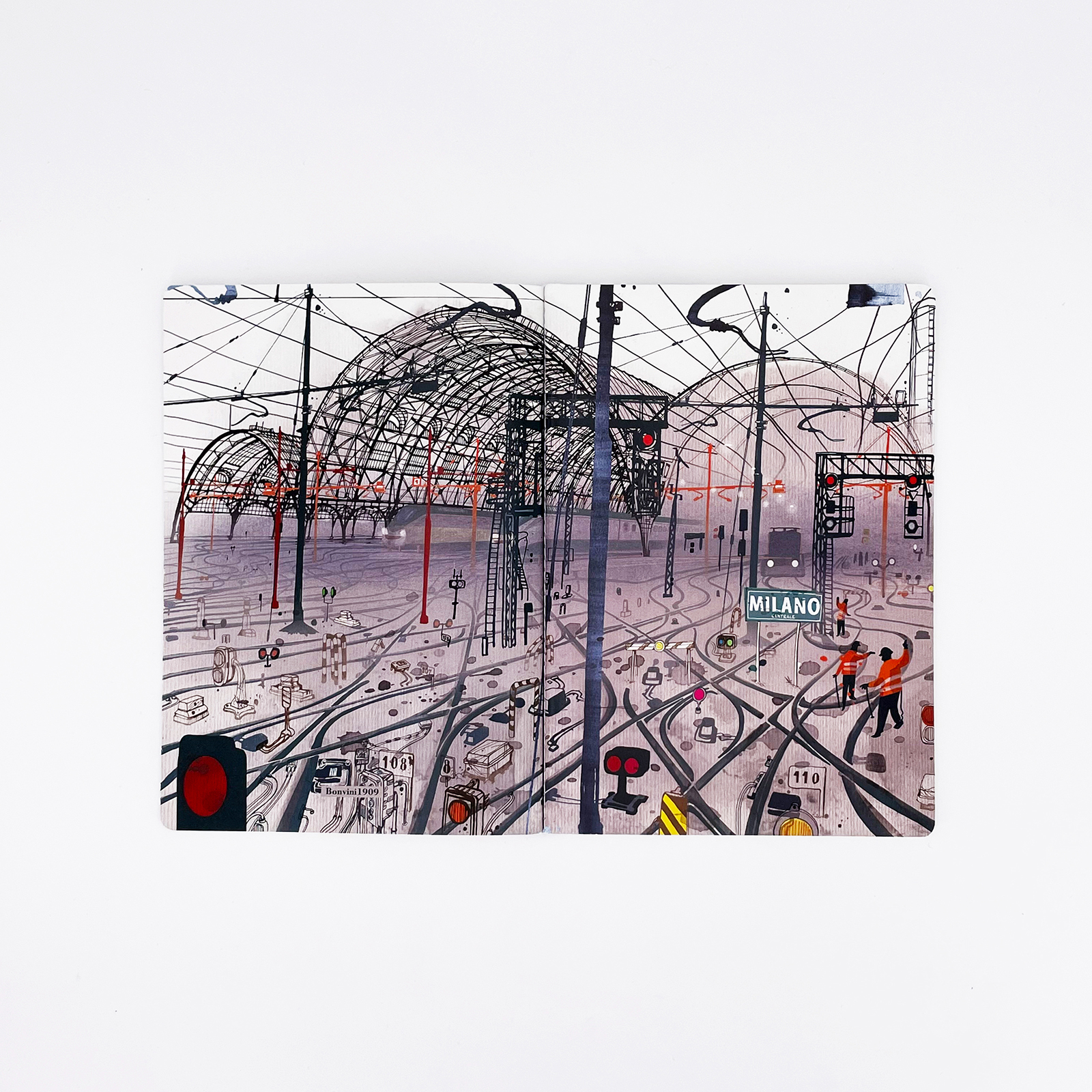 Serie quaderni d'autore Bonvini - Milano Centrale