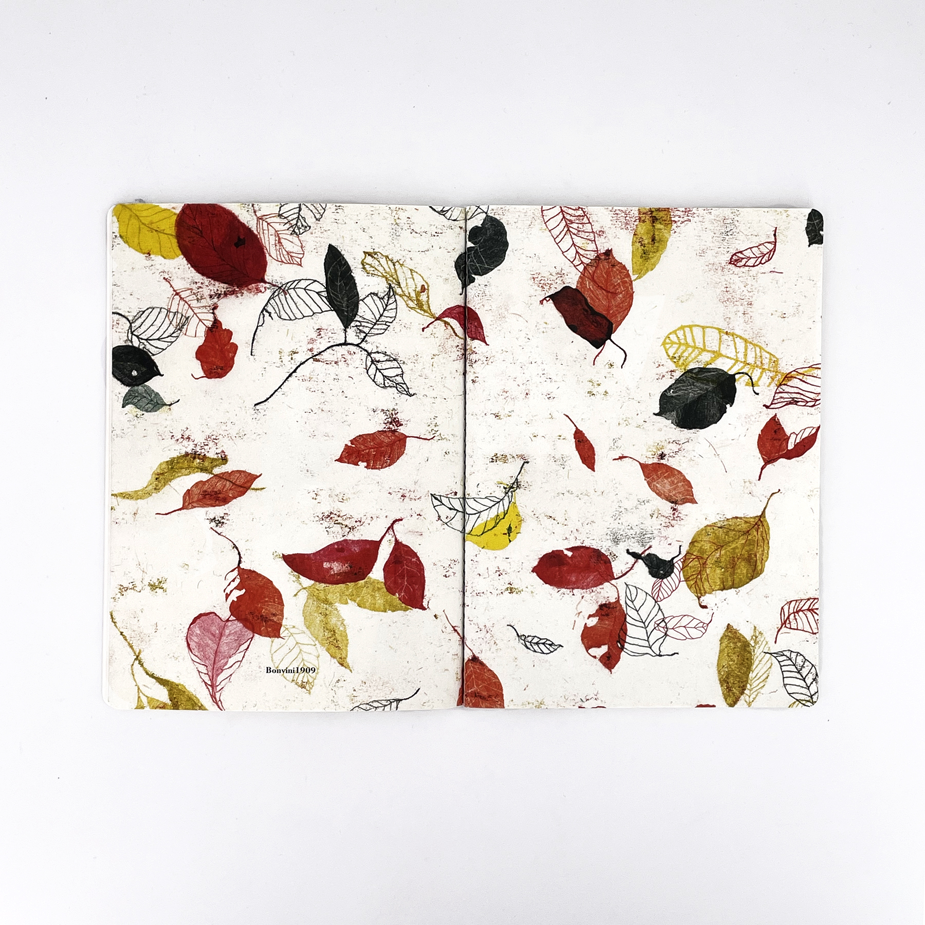 Serie quaderni d'autore Bonvini - Foglie